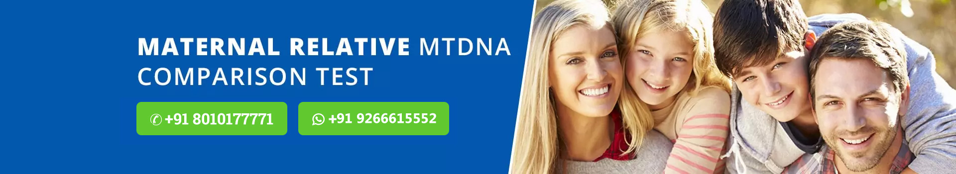 Maternal Relative MTDNA Comparison Test